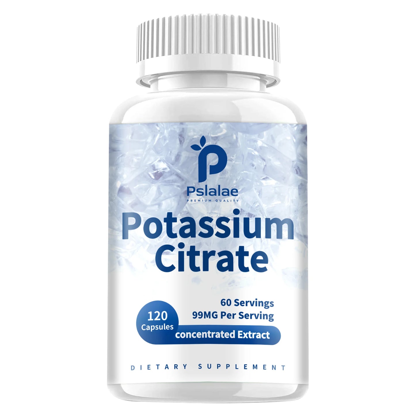 Potassium Citrate Capsules - Maintains Electrolyte Balance And Supports Muscle, Bone, And Heart Health - 120 Capsules