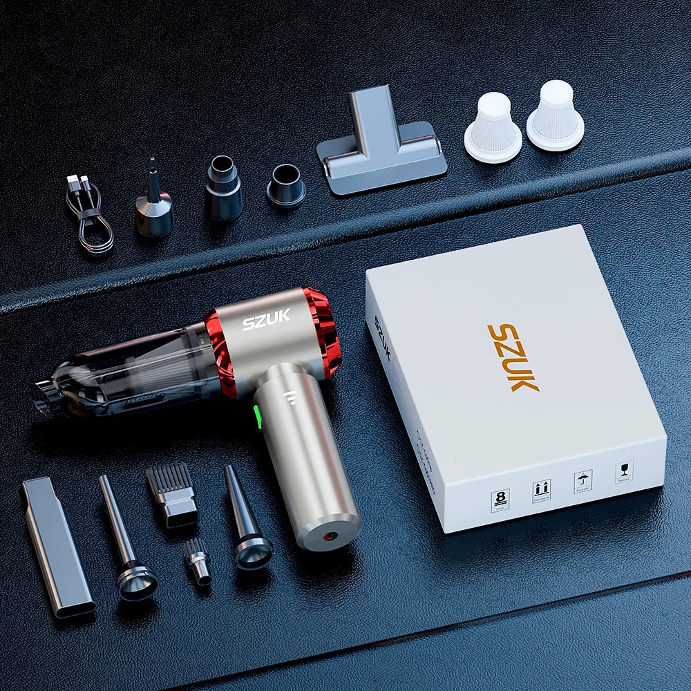 SZUK Car Vacuum Cleaner 985000PA Portable Handheld Wireless Strong Suction Car Cleaner Cleaning Machine Mini Car Vacuum Cleaner