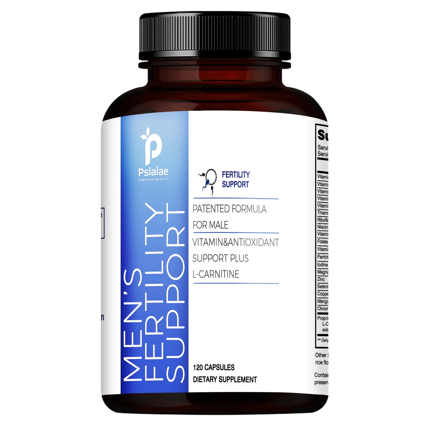 Men's Fertility Support - Supports Male Reproductive Health, Enhances Strength, Performance, Energy and Endurance - 120 Capsules