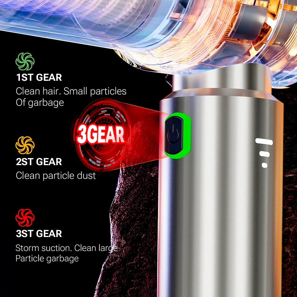 SZUK Car Vacuum Cleaner 985000PA Portable Handheld Wireless Strong Suction Car Cleaner Cleaning Machine Mini Car Vacuum Cleaner