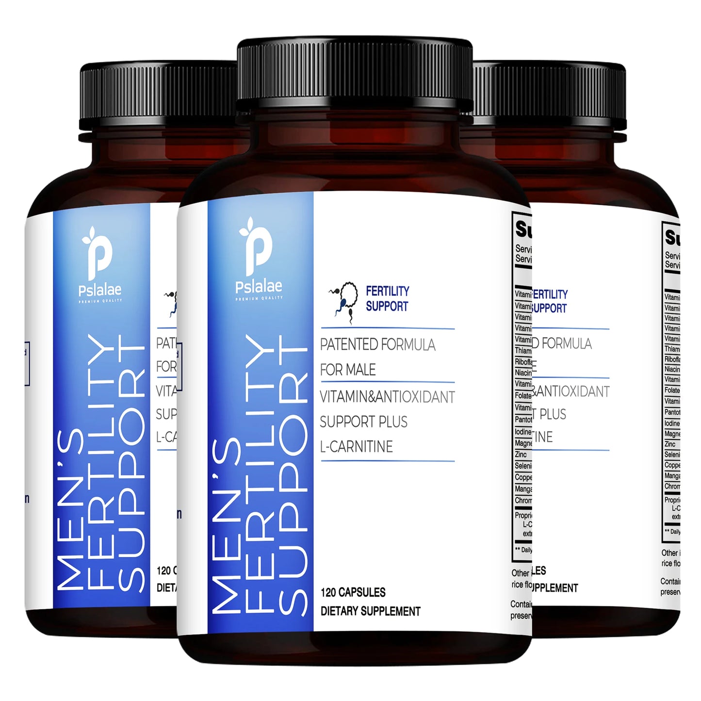 Men's Fertility Support - Supports Male Reproductive Health, Enhances Strength, Performance, Energy and Endurance - 120 Capsules