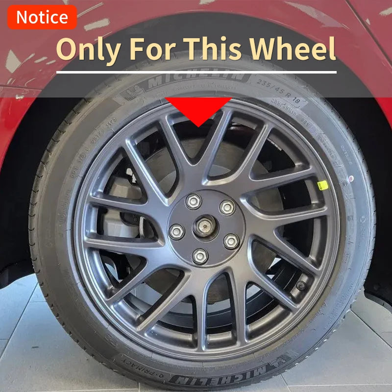 4PCS Wheel Cover Design For Tesla Model 3 Highland 2023-2025 18 Inch Right&Left Hubcaps Storm Style Wheel Cover Accessories