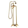 Antique Gold Bathroom Bathtub Faucet Mixer Shower OEM Brass Floor Freestanding Bath Tap