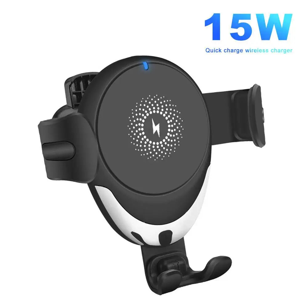 Car Mount Wireless Charger Mount 15W 10W Auto Gravity Car Mount Wireless Charger Qi Fast Charging Phone Holder For Phone