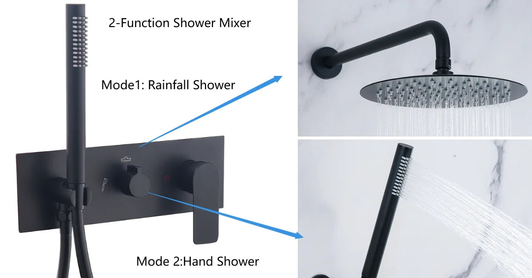 Shower Sets and Faucets Bath Shower Mixer Wall Mount Showers Bathroom Set Popular