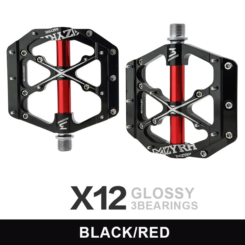 Bicycle Pedals 3 Bearings MTB Anti-slip Ultralight Aluminum Mountain Road Bike Platform Pedals Cycling Accessories