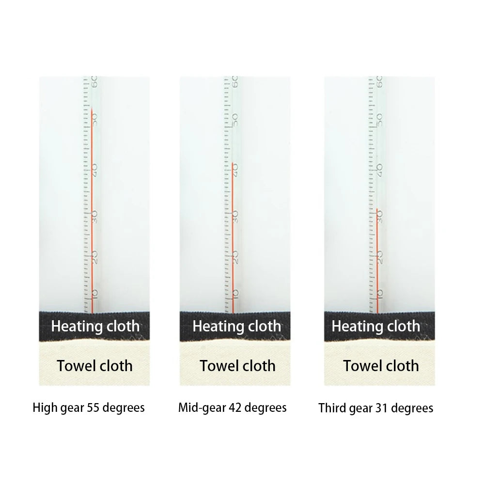 USB Electric Heated Jacket Heating Pad Outdoor Themal Warm Winter Heating Vest Pads For DIY Heated Clothing 1 Set Method