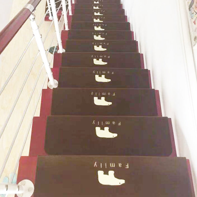 Stair Step Mats Non-Slip Mat For Home Stair Mat Carpet Glue-Free Self-Adhesive Mat Luminous Stair Carpet Floor Mat
