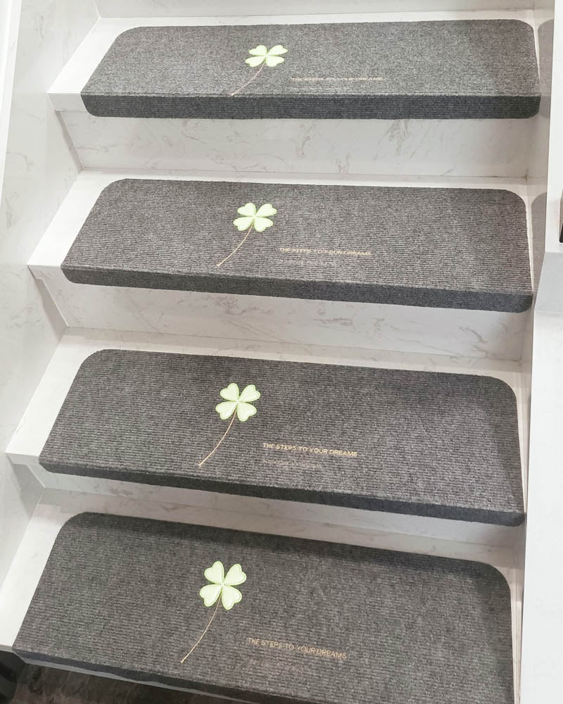Stair Step Mats Non-Slip Mat For Home Stair Mat Carpet Glue-Free Self-Adhesive Mat Luminous Stair Carpet Floor Mat