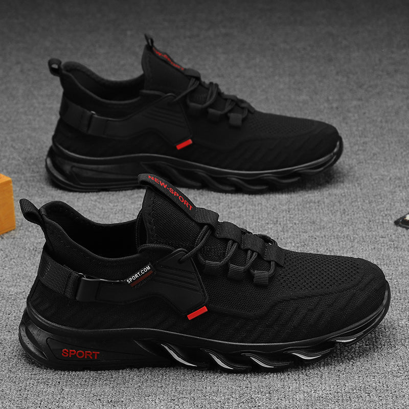 Summer Casual Non Slip Black Labor Insurance Work Men's Shoes