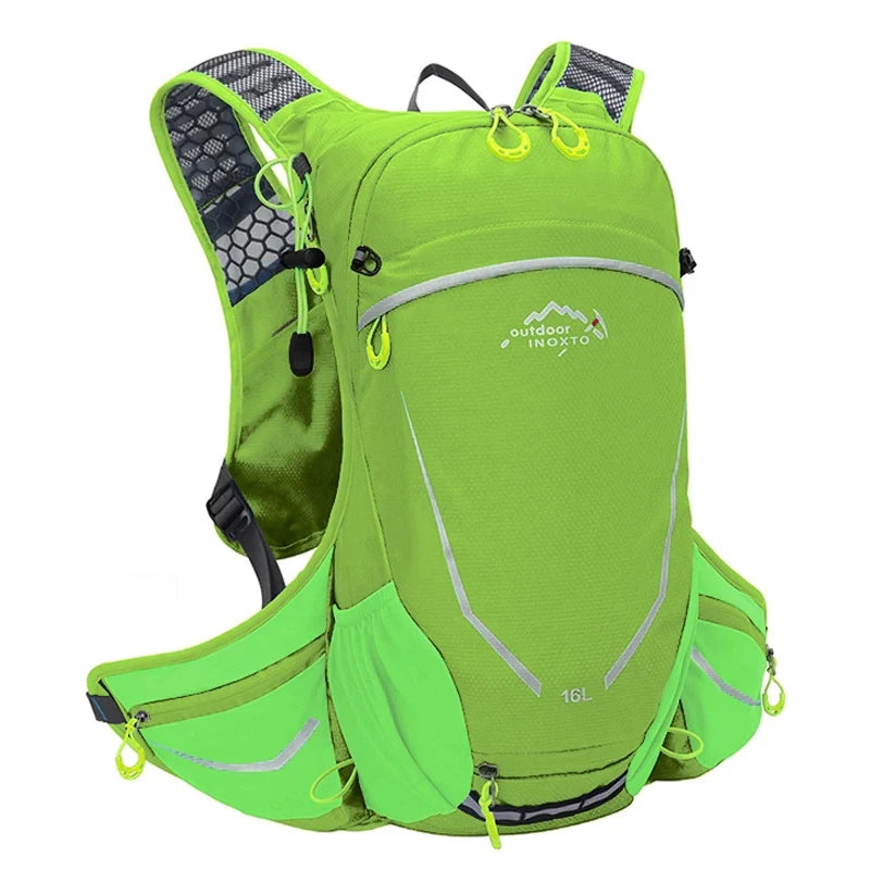 Outdoor Sports Ultra-light Backpack 16L Running Backpack Hydrating Vest Hiking Cycling Bicycle Backpack with 2L Water Bag
