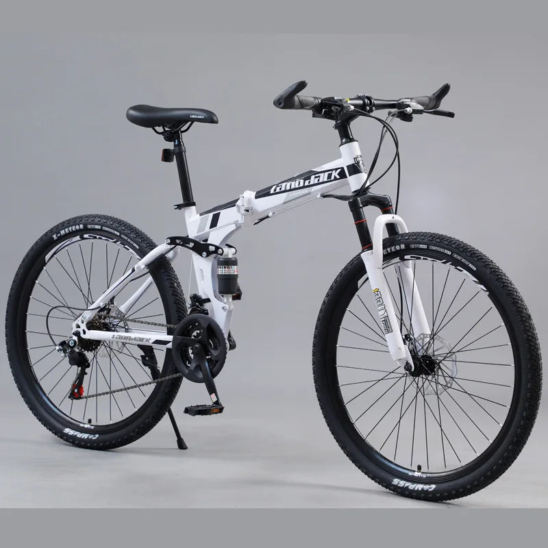 Cooya Mountain Bike 26 Inch Double Shock-absorbing Spoke Wheel Folding Multi Speed Mountain Bike Made Of High Carbon Steel 2025