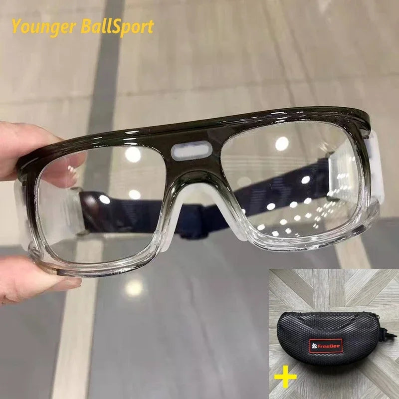 2025 Myopia Basketball Glasses Sport Eyewear Football Gradient Anti-Collision Glasses Removable Training Goggles Cycling Glasses