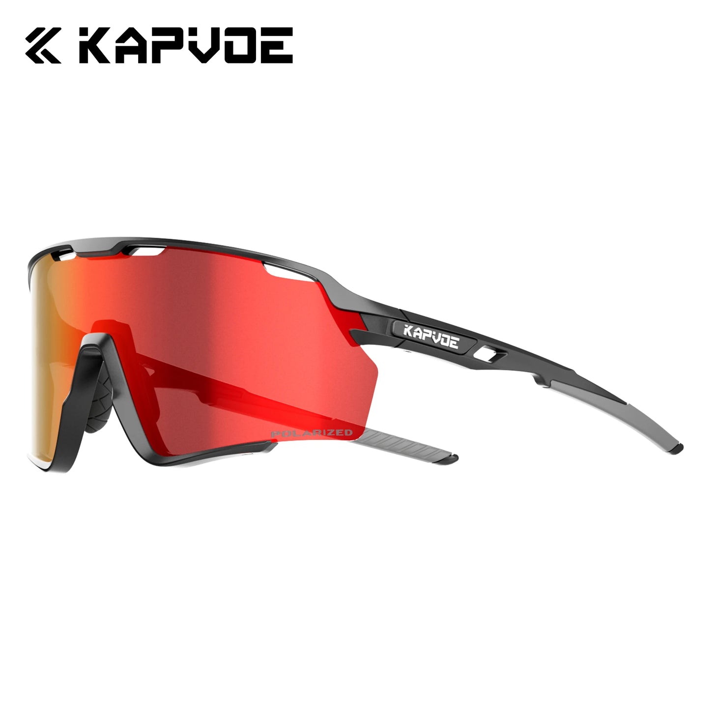 KAPVOE New Outdoor Polarized Sunglasses MTB Road Bike Cycling Glasses Sports Fishing Hiking Men Women Bicycle UV400 Goggles