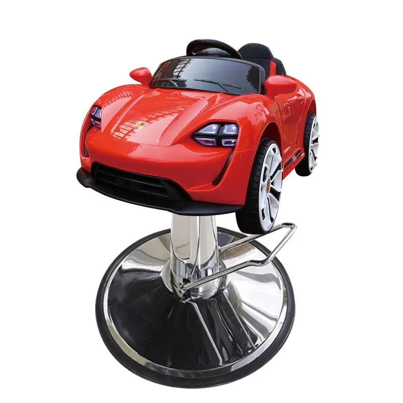 Barber shop children's hair cut seat, police car, child baby hair salon special cartoon electric car