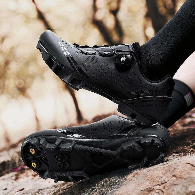 LiXingMing Men Cycling Shoes MTB T72 Outdoor Race Car Competition Cleat Non-slip Trail Mountain Sneakers Zapatillas Unisex
