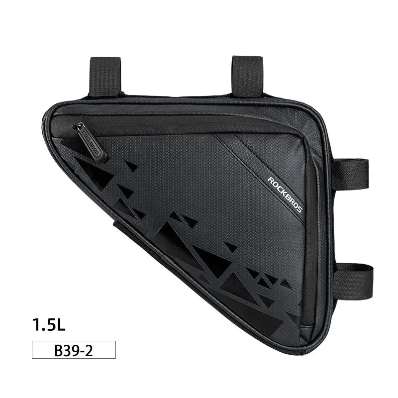 ROCKBROS Bicycle Bag Ultra-light Tube Bike Storage Bag Triangle Saddle Frame Pouch for Cycling Outdoor Sports Bike Accessories