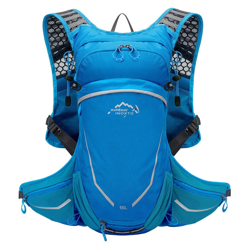 Outdoor Sports Ultra-light Backpack 16L Running Backpack Hydrating Vest Hiking Cycling Bicycle Backpack with 2L Water Bag