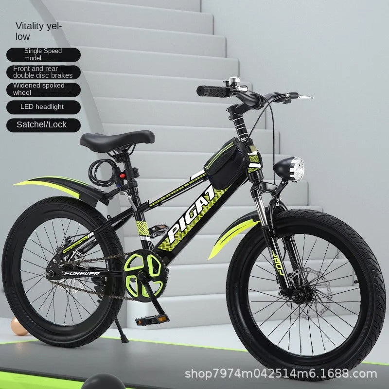 Chase Children's Bicycle 6-12 Years Old 7-speed Mountain Bike 18-24 Inch Elementary School Boy Girl Big Children's Bike