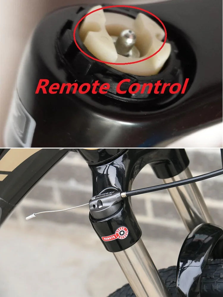 For SR SUNTOUR XCR 27.5" 26" Front Fork Cartridge Remote Lockout Damping Rod Control Lock Out Handlebar Lever 22.2mm FUN015-06