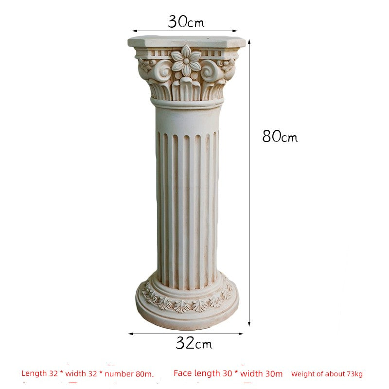 European-Style Wedding Display Plaster Roman Column
