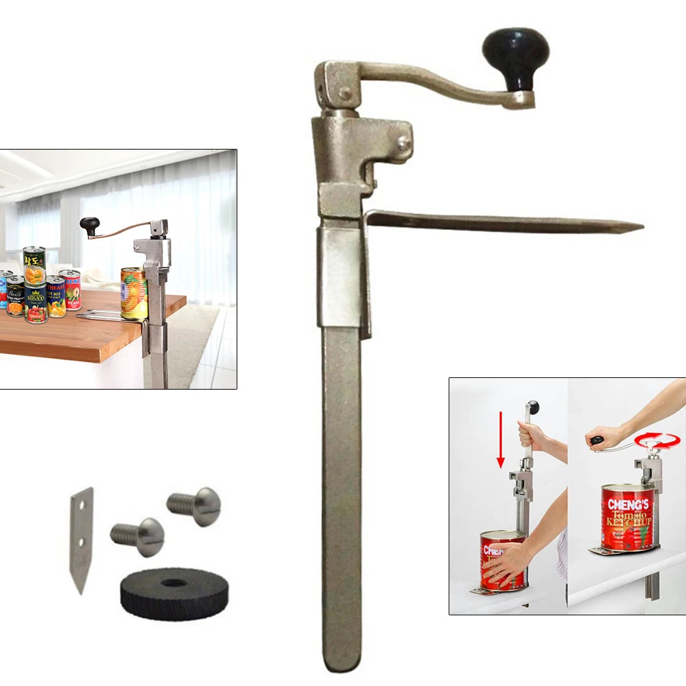 Food Big Can Opener 11In Large Heavy-Duty Commercial Kitchen Restaurant Kitchen Tools 3.5KG