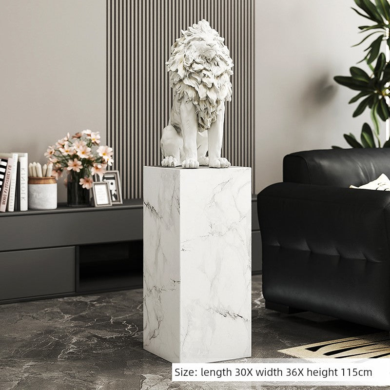 Accessible Luxury Large Office next to Lion Floor Ornaments