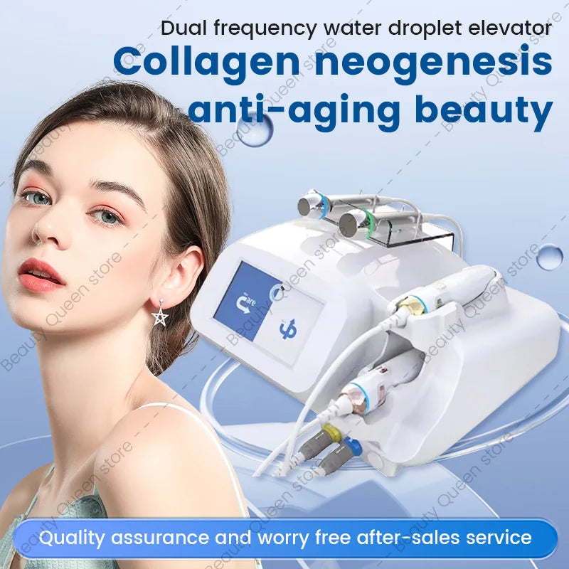 Dual-Frequency Ultrasonic RF Lifting Compact Water Drop Facial Body Anti-Aging Instrument Introduction Carved Beauty Instrument