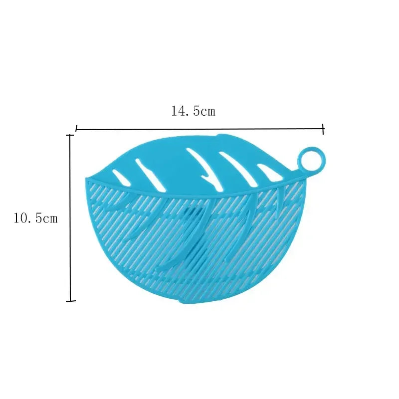 Kitchen Fruit Vegetable Cleaning Tool Leaf Shaped Rice Wash Gadget Noodles Spaghetti Beans Colanders Strainers Kitchen Tool