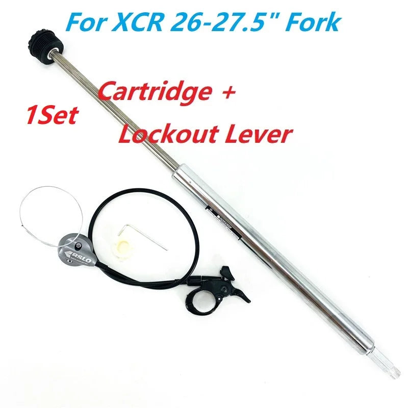 For SR SUNTOUR XCR 27.5" 26" Front Fork Cartridge Remote Lockout Damping Rod Control Lock Out Handlebar Lever 22.2mm FUN015-06