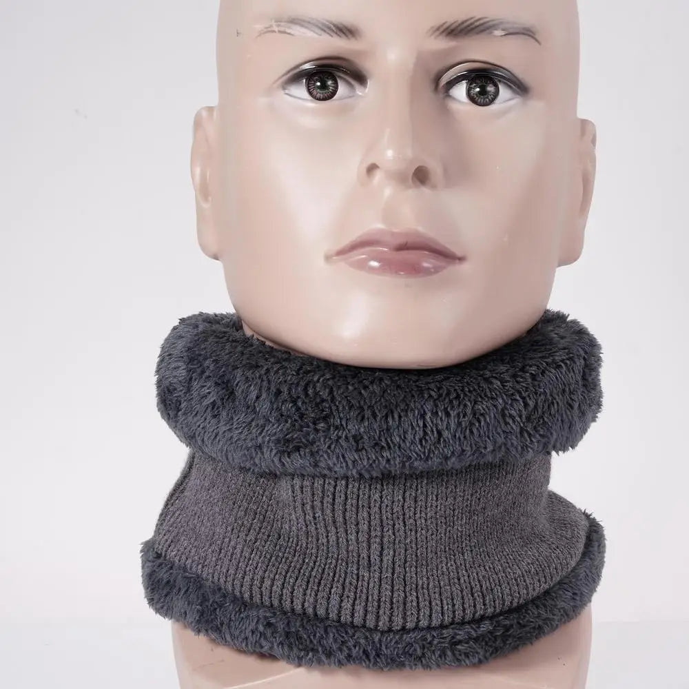 Heated Beanie Hat Winter Thermal Beanie USB Heated Hat Scarf Set Soft Warm Scarf Pom Knit Hat For Running Skiing Skating Cold