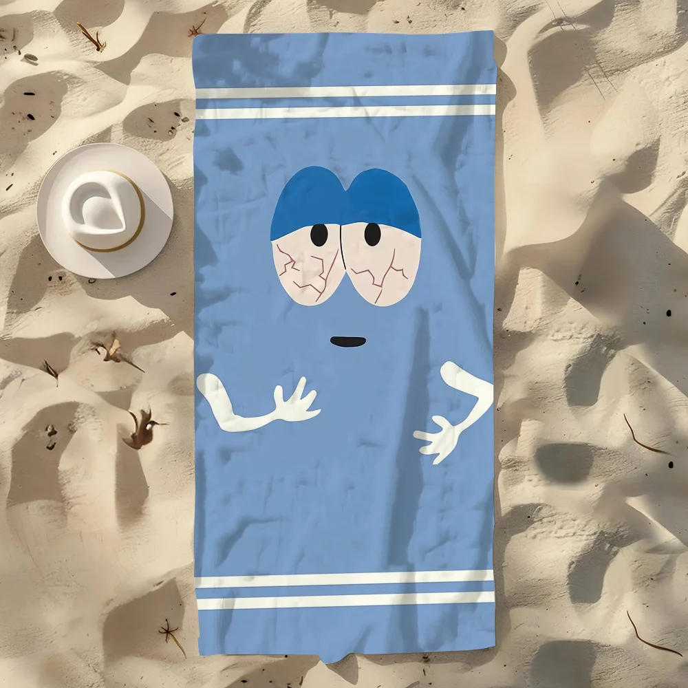 Cartoon Funny T-Towelie Towel Soft Pool Gift For Travel Gym Shower Camping Quick Dry Sports Large Beach Towel