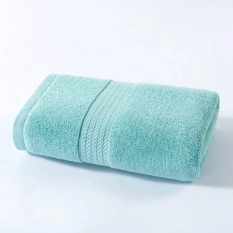 Set of 1/2 Cotton Bath Face Hand Big Towels 50x100cm Quick-drying Absorbent Washcloths Grey Towels For Bathroom 타월 Serviettes