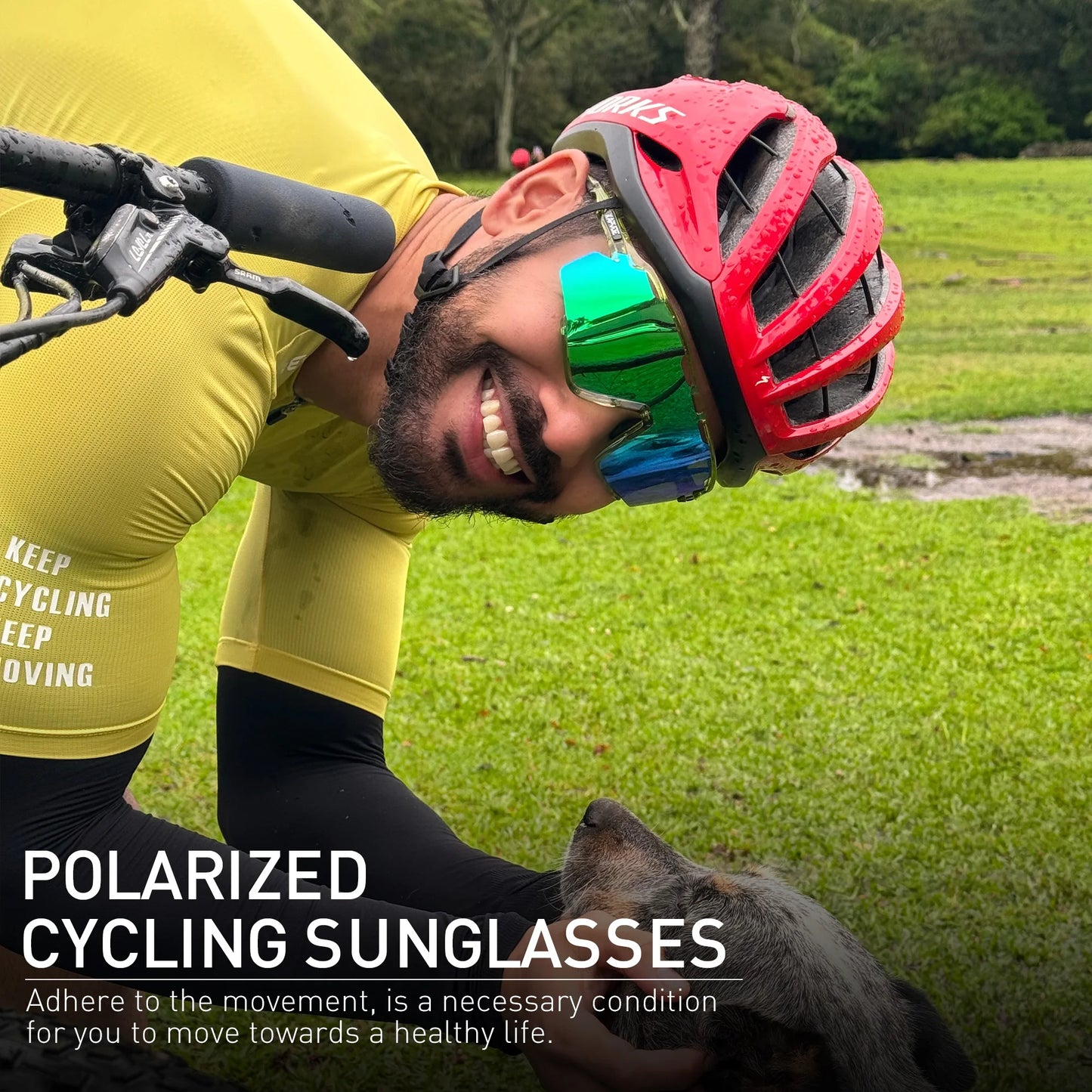 KAPVOE New Outdoor Polarized Sunglasses MTB Road Bike Cycling Glasses Sports Fishing Hiking Men Women Bicycle UV400 Goggles