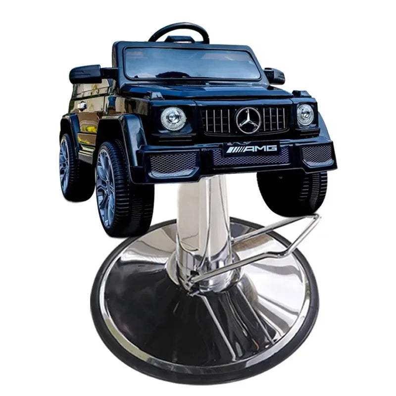 Barber shop children's hair cut seat, police car, child baby hair salon special cartoon electric car