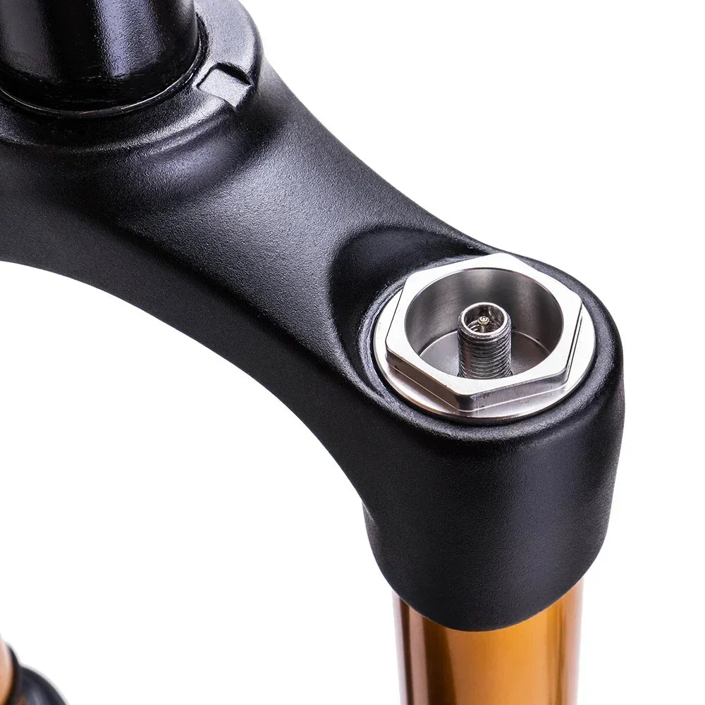 ZTTO MTB Bike Air Fork 120mm Travel Mountain Bicycle Front Suspension 26 27.5 29 Inch QR Quick Release Straight Tube 1 1/8"