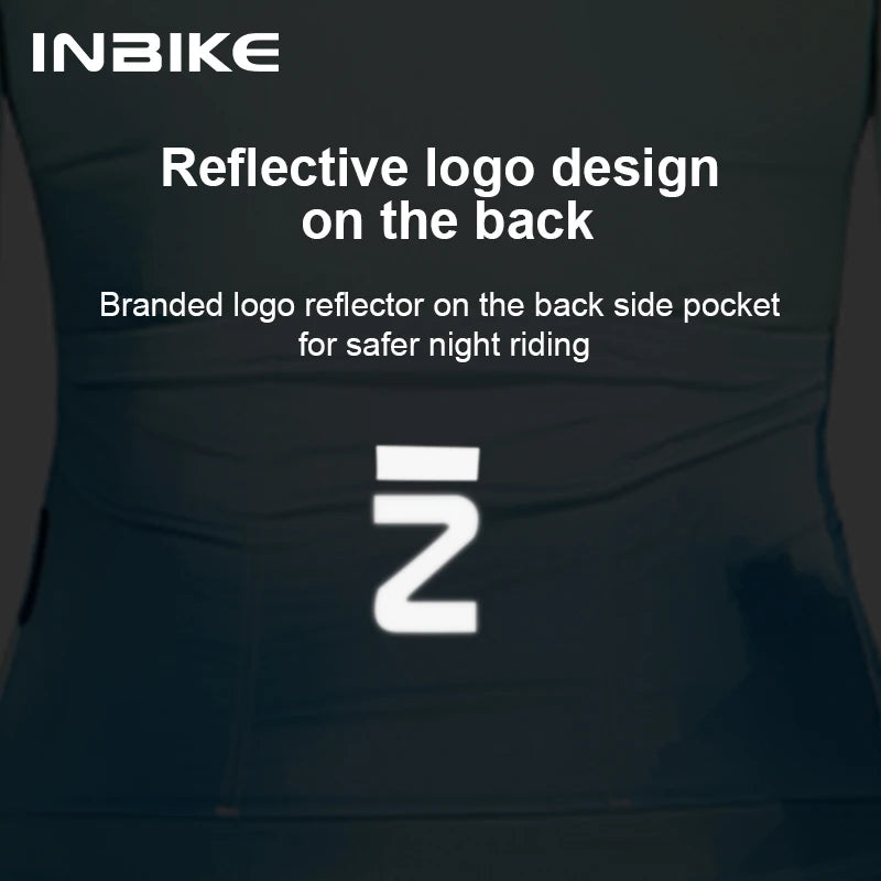 INBIKE Women's Summer Cycling Jersey Full-Zip Breathable Cycling Jersey Road Cycling Jersey Pocket Outdoor Cycling Jersey