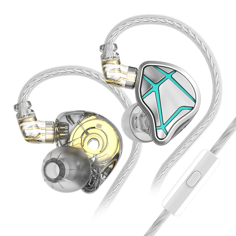KZ ESX Special Edition Wired Earphones 12MM Dynamic Bass Earbuds In Ear Monitor Headphones Sport Noise Cancelling HIFI Headset