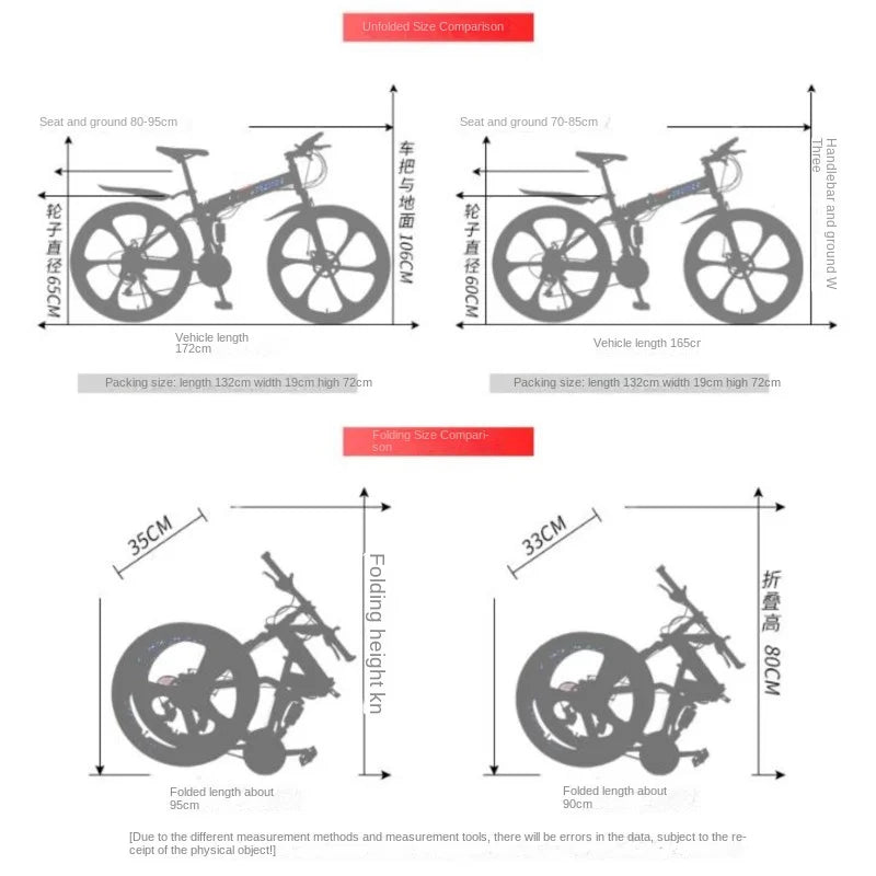 Cooya Mountain Bike 26 Inch Double Shock-absorbing Spoke Wheel Folding Multi Speed Mountain Bike Made Of High Carbon Steel 2025