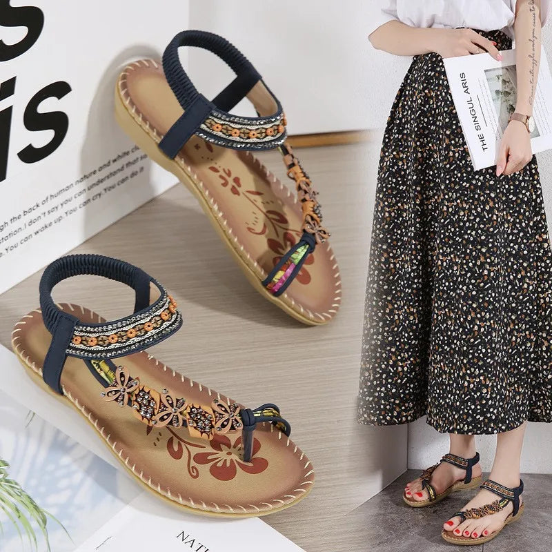 Sandals Shoes Women Summer Non-Slip Sandals Ladies Outdoor Walking Shoes Wedge Women's Shoes Casual Female Footwear Sandal Women
