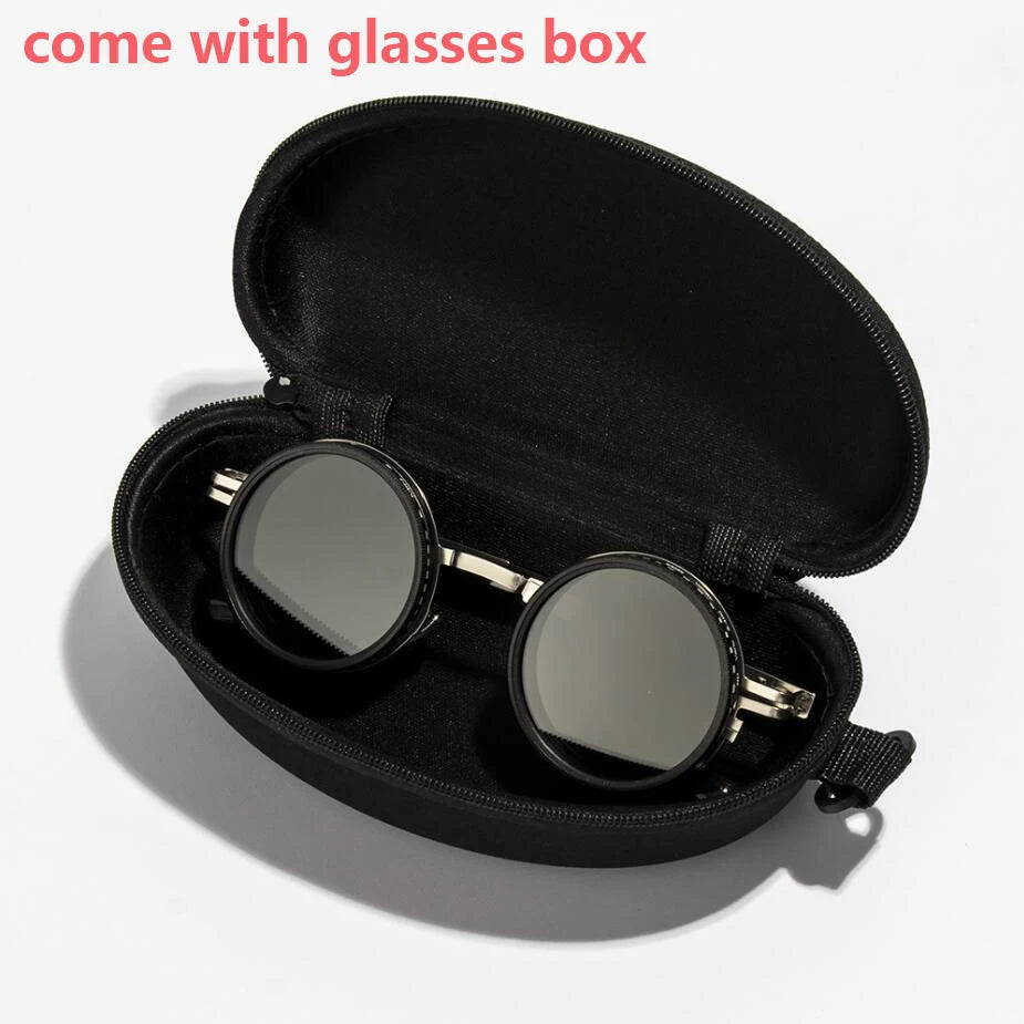Cycling Glasses 9-level ND2-400 Adjustable Dimming Sunglasses Men Women Sun Glasses Anti UV Polarized Shades ND Filter