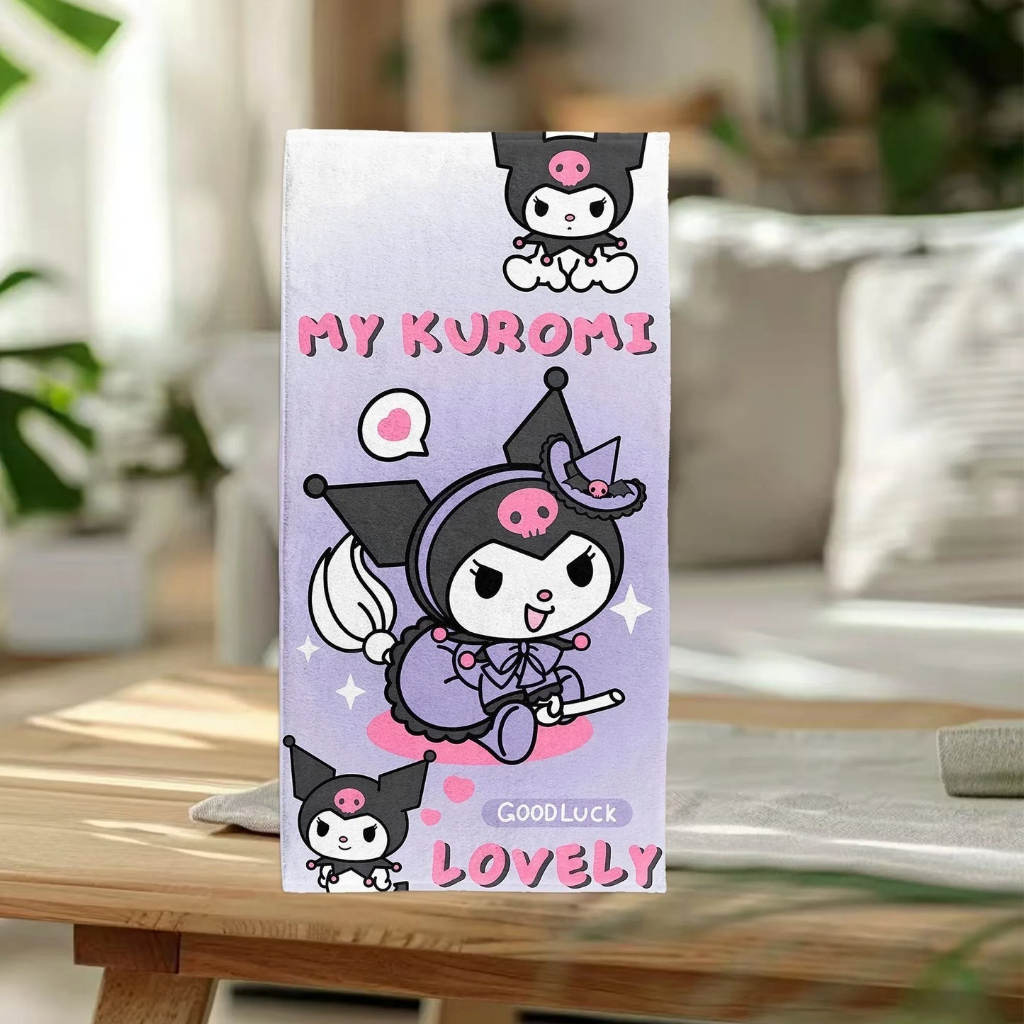 Adorable Sanrio-Themed Beach Towels: Pochacco, Hello Kitty, My Melody, Kuromi! Suitable for towels, bath towels, beach towels