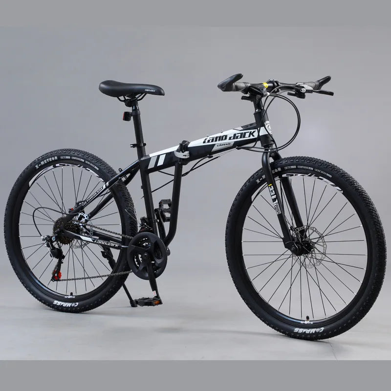 Cooya Mountain Bike 26 Inch Double Shock-absorbing Spoke Wheel Folding Multi Speed Mountain Bike Made Of High Carbon Steel 2025