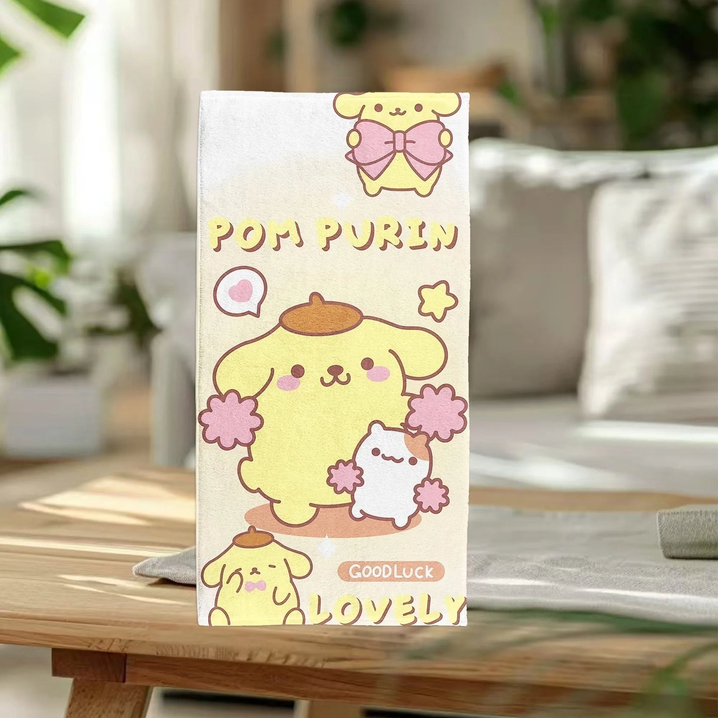 Adorable Sanrio-Themed Beach Towels: Pochacco, Hello Kitty, My Melody, Kuromi! Suitable for towels, bath towels, beach towels