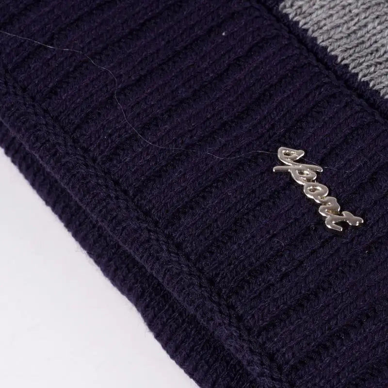 Heated Beanie Hat Winter Thermal Beanie USB Heated Hat Scarf Set Soft Warm Scarf Pom Knit Hat For Running Skiing Skating Cold