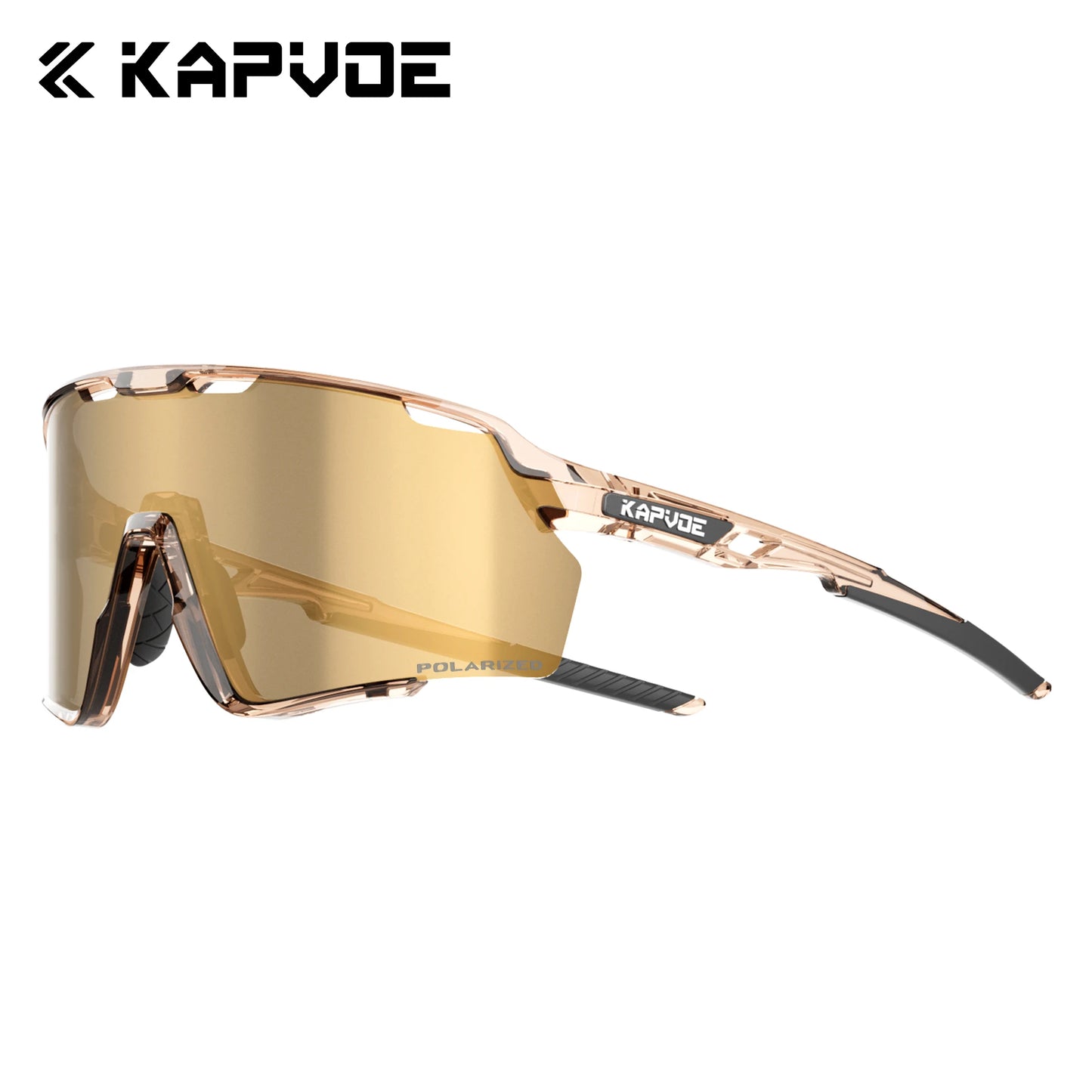 KAPVOE New Outdoor Polarized Sunglasses MTB Road Bike Cycling Glasses Sports Fishing Hiking Men Women Bicycle UV400 Goggles