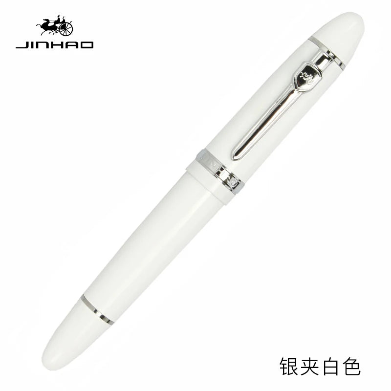Jinhao Luxury 159 Fountain Pen High Quality Metal Inking Pens for Office Supplies School Supplies Stationery Pens for Writing