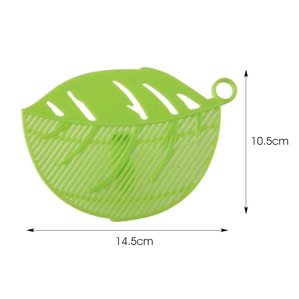 Kitchen Fruit Vegetable Cleaning Tool Leaf Shaped Rice Wash Gadget Noodles Spaghetti Beans Colanders Strainers Kitchen Tool