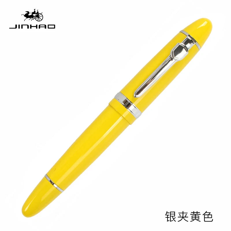 Jinhao Luxury 159 Fountain Pen High Quality Metal Inking Pens for Office Supplies School Supplies Stationery Pens for Writing