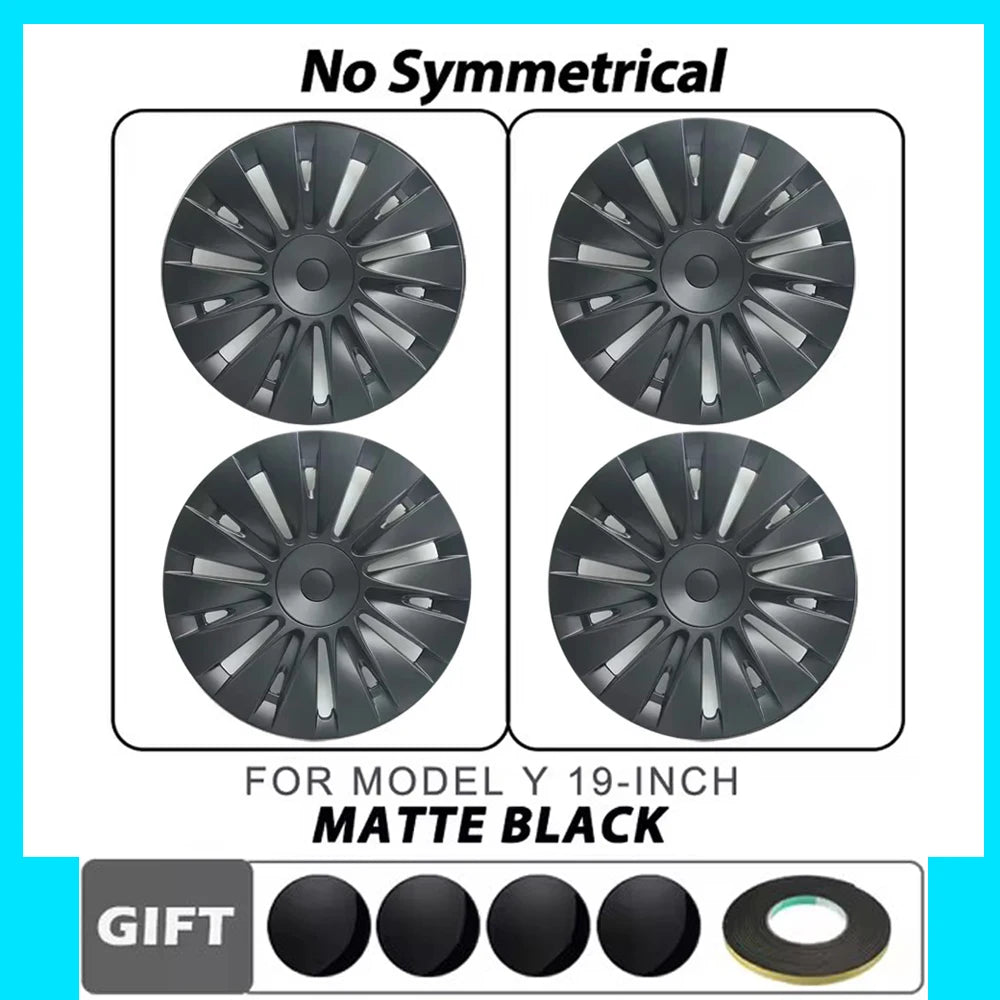 4PCS 19-Inch whirlwind Hubcap For Tesla Model Y Wheel Cap Original Car Replacement Automobile Cover Automobile Accessories 20-23